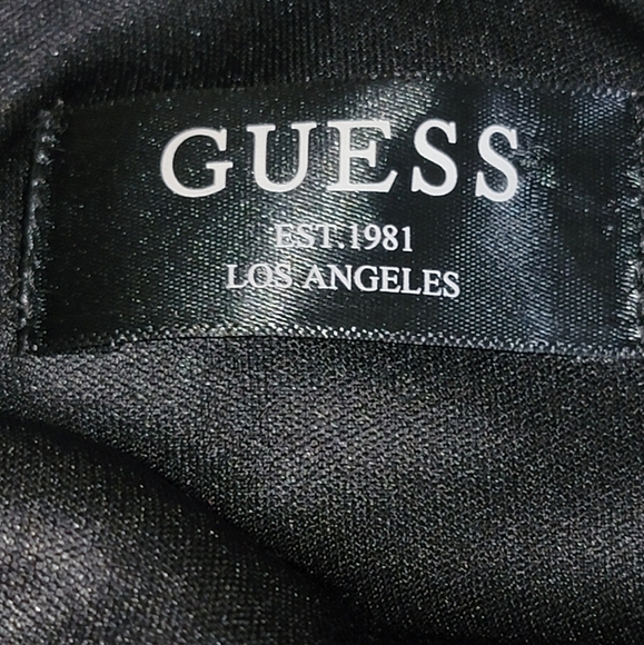 Guess zip detail faux wrap houndstooth fitted dress size 4 - Picture 8 of 11
